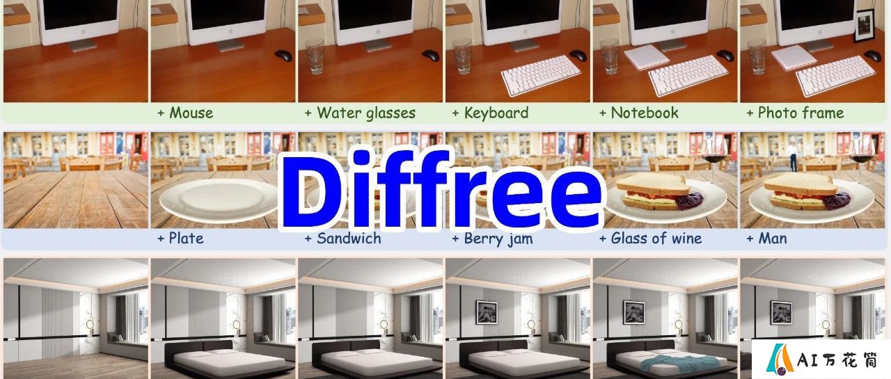 Diffree：最新模型实现文字指令修改图片！！这下修图变得更简单了