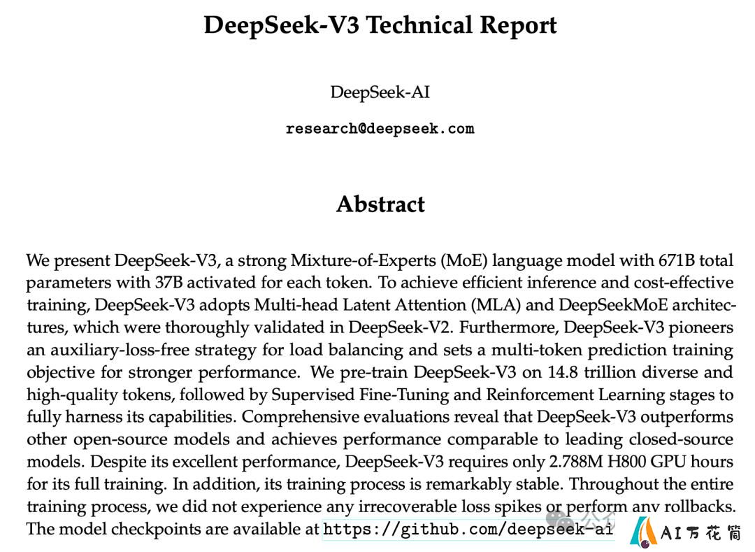国产之光DeepSeek把AI大佬全炸出来了，671B大模型训练只需此前算力1/10，细节全公开