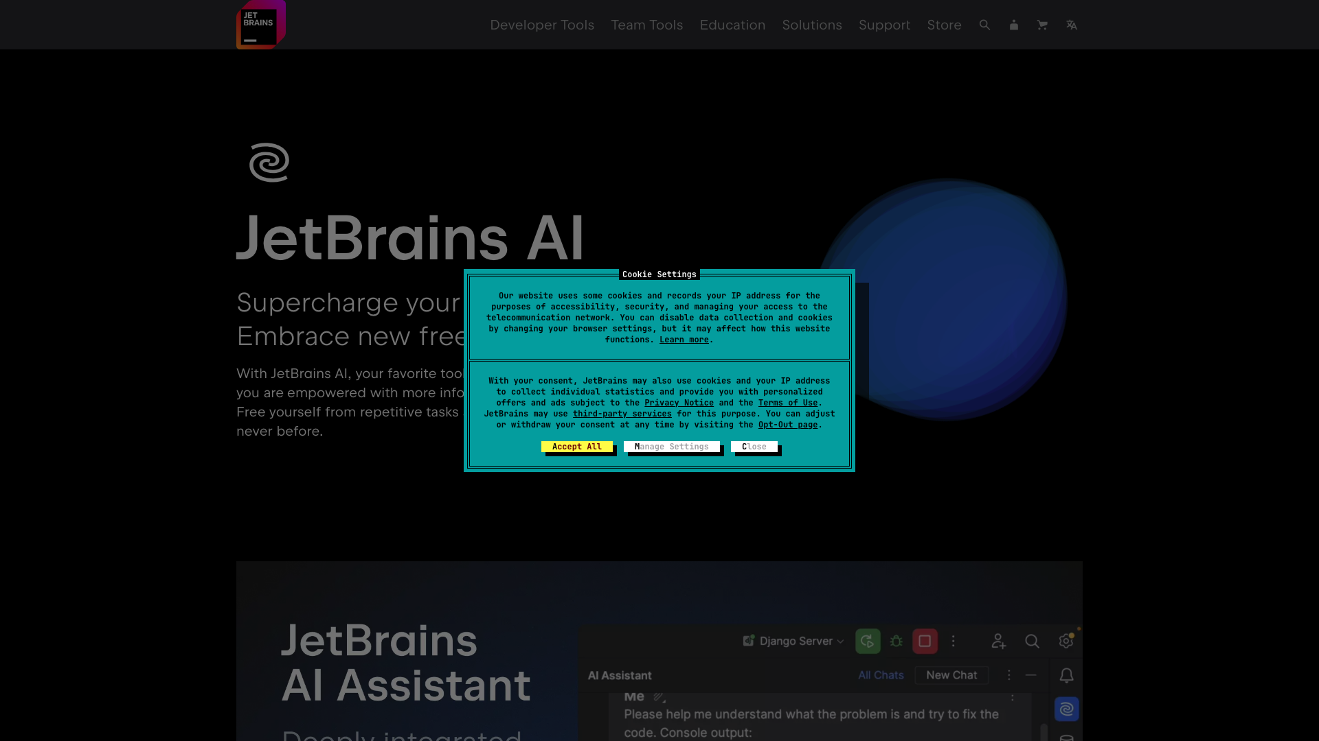 JetBrains AI Service and In-IDE AI Assistant
