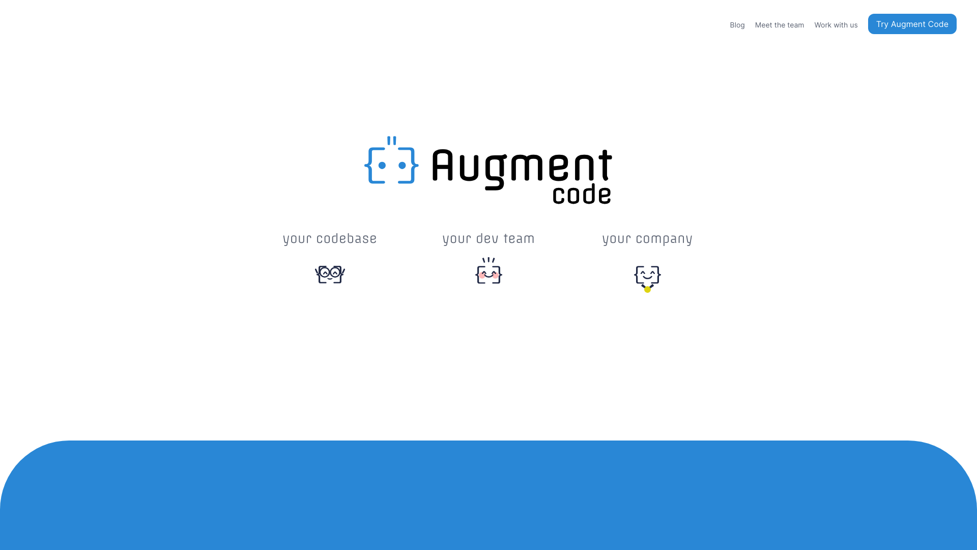 Augment Code主页截图