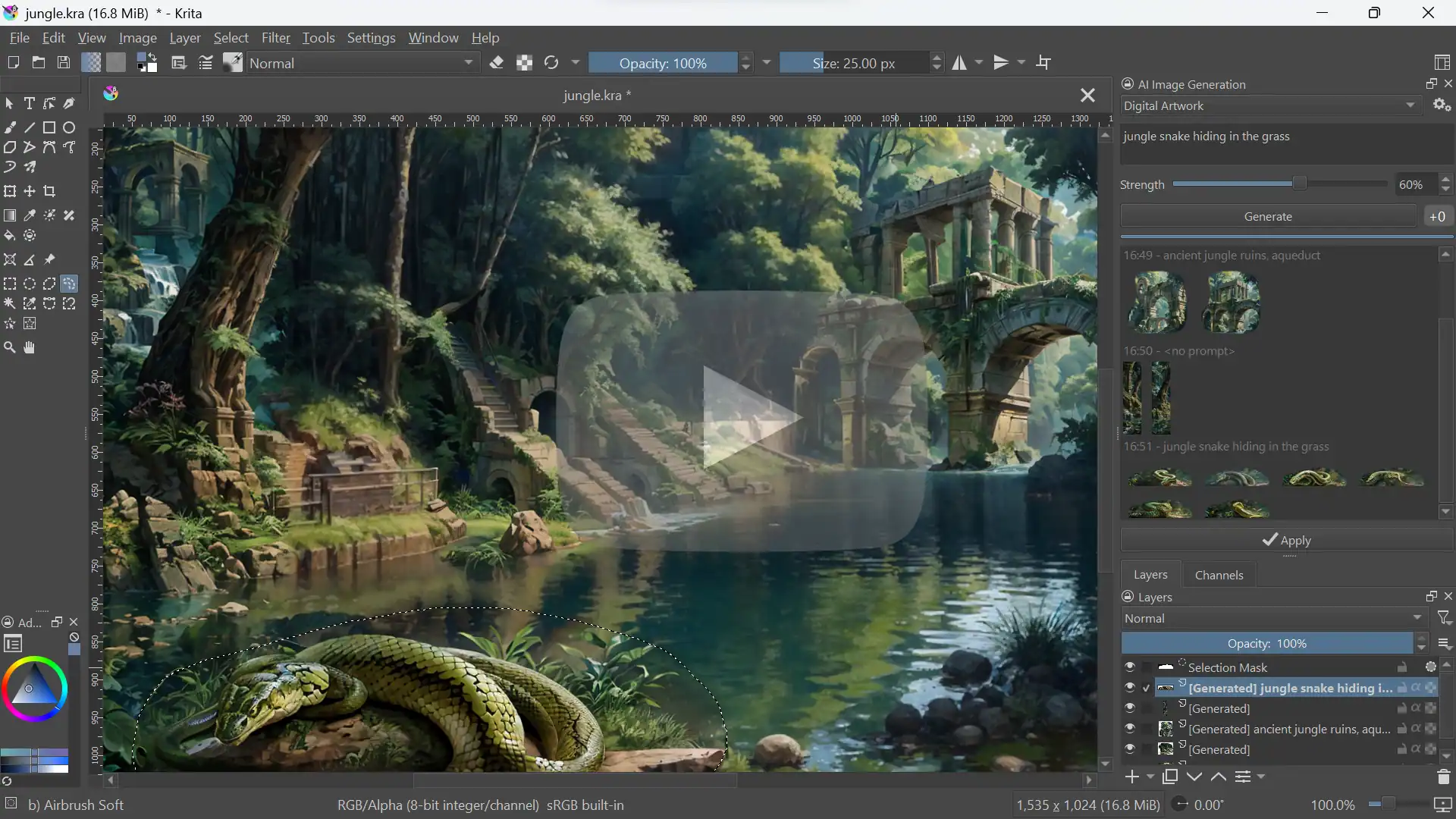 Krita AI Diffusion 入门指南 - 在Krita中轻松生成AI图像