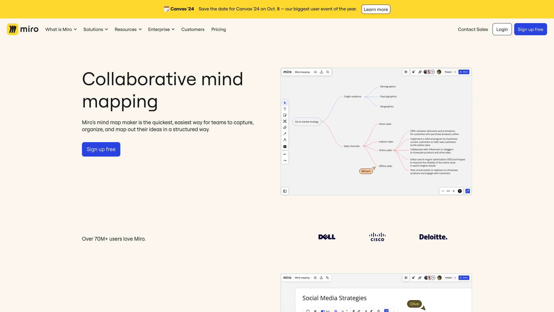 Mind Map Maker 主页截图