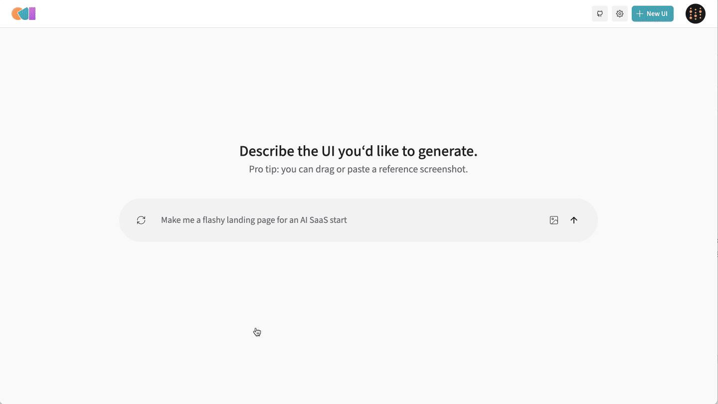 OpenUI:让想象力成为现实的开源UI生成工具