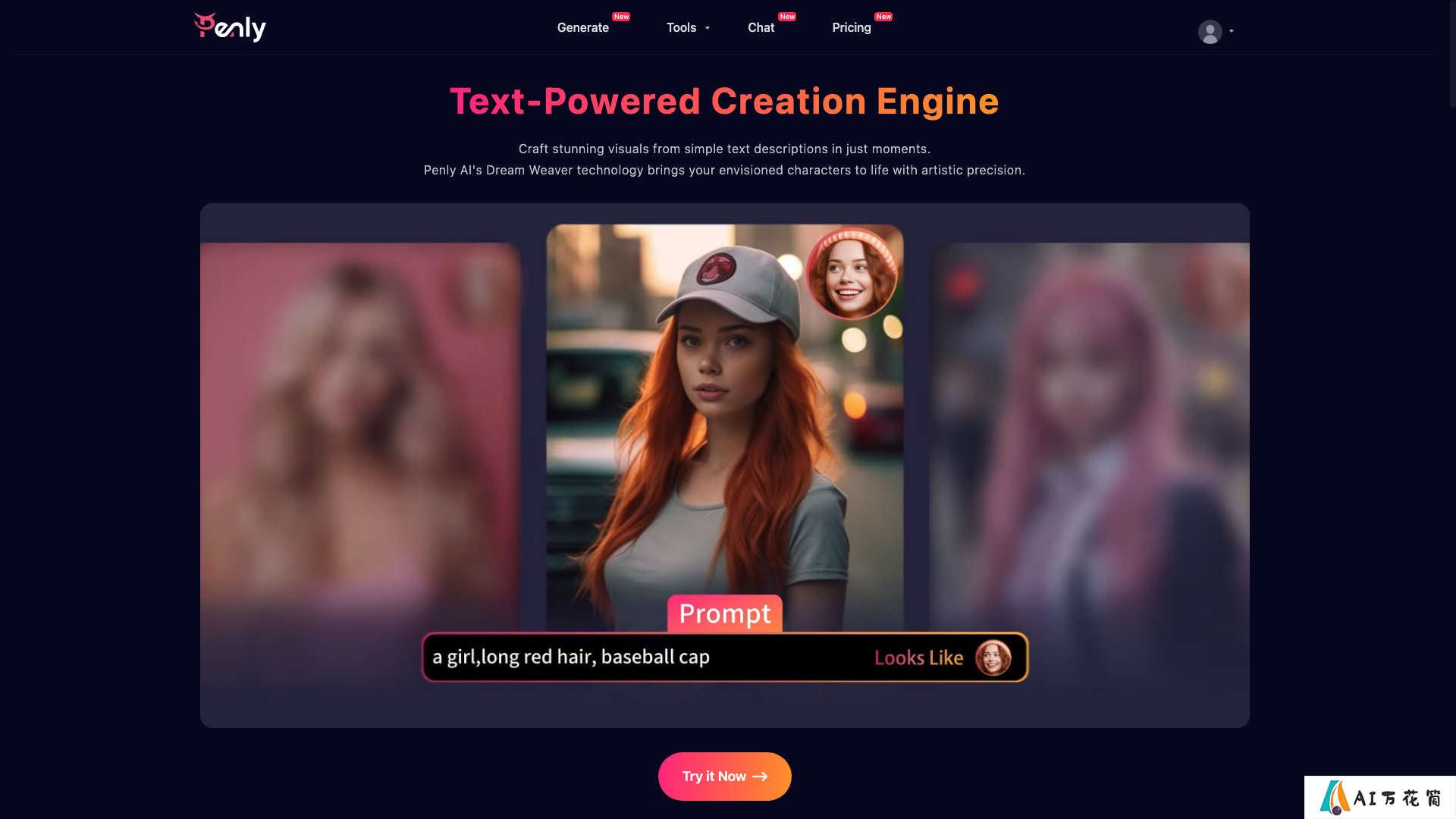 Penly AI 项目主页截图