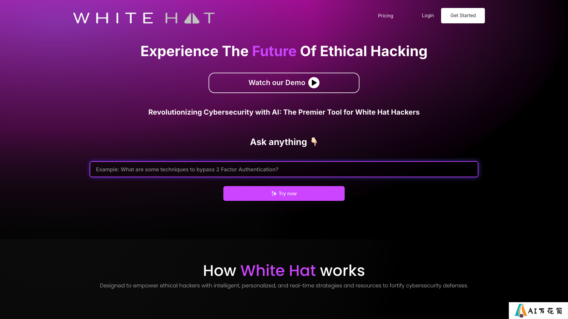 White Hat项目主页截图