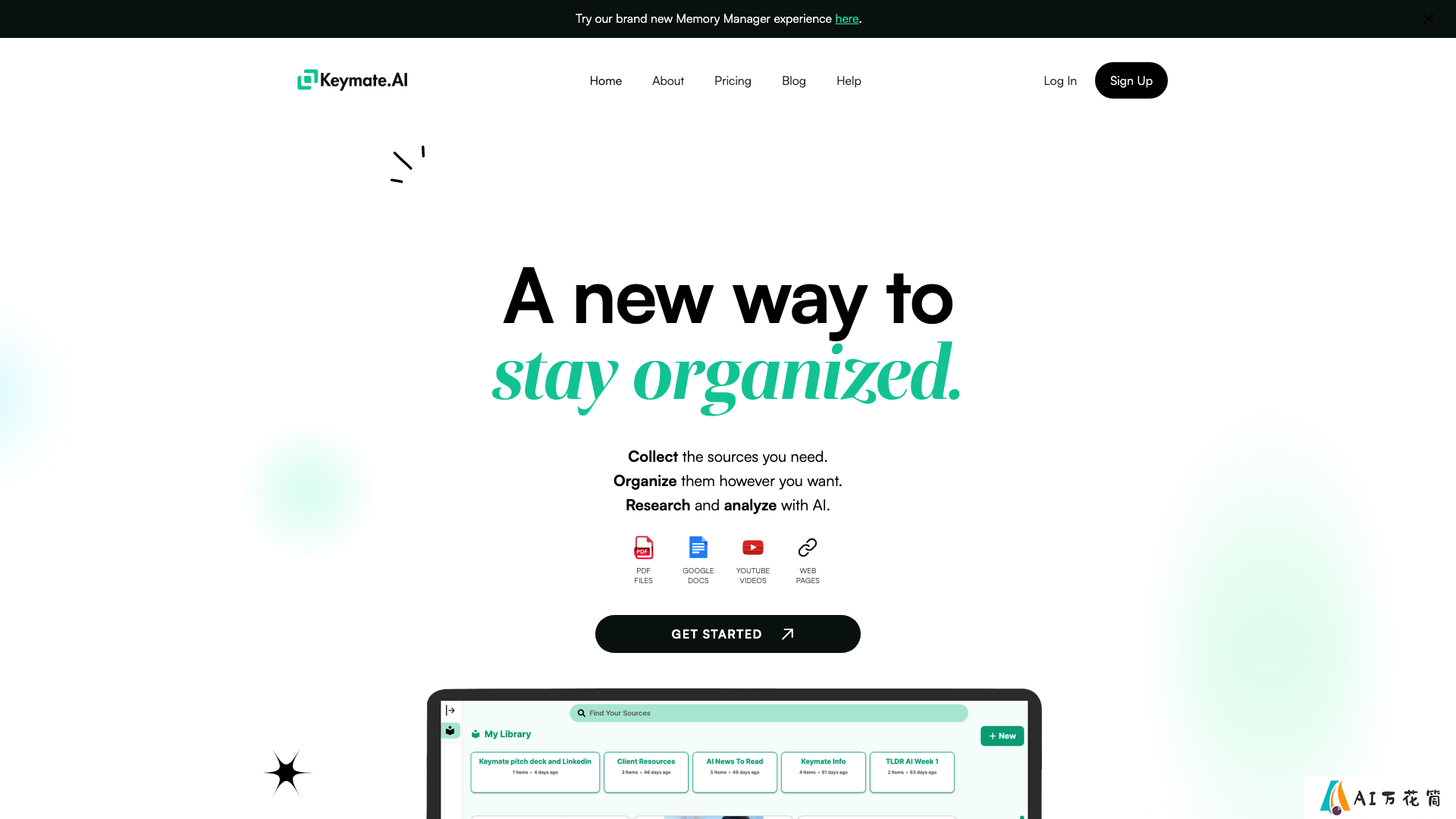 Keymate.AI 主页截图