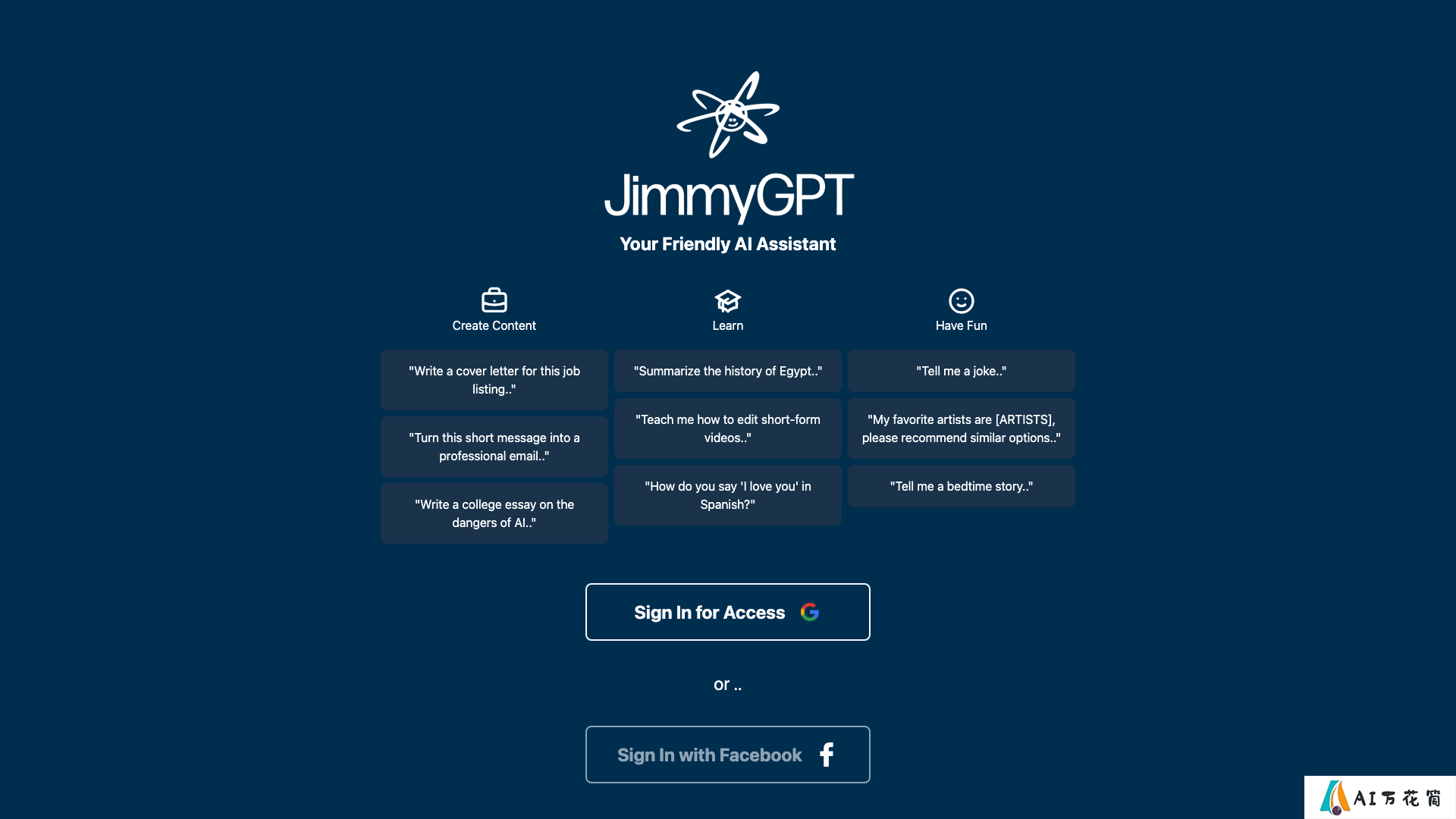 JimmyGPT主页