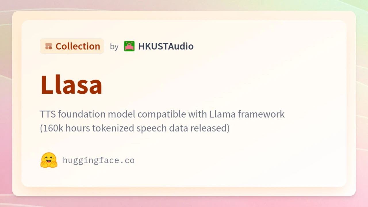 Llasa:一款基于Llama的文本转语音（TTS）,生成效果自然流畅富有感情