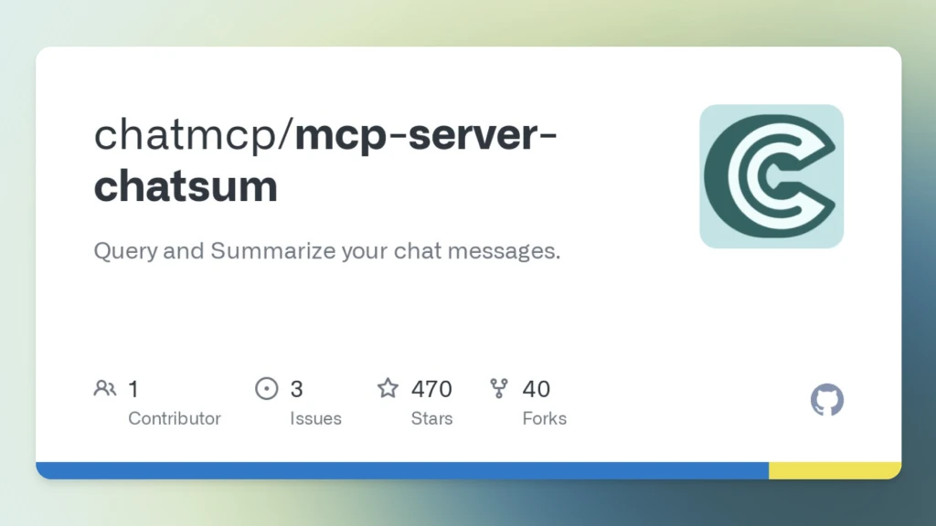 Mcp-Server-Chatsum：基于MCP协议的微信消息总结机器人