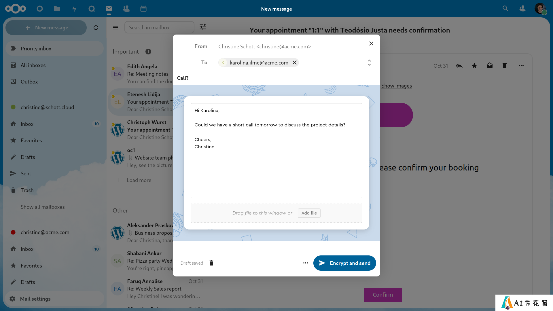邮件应用新纪元:Nextcloud Mail全面解析