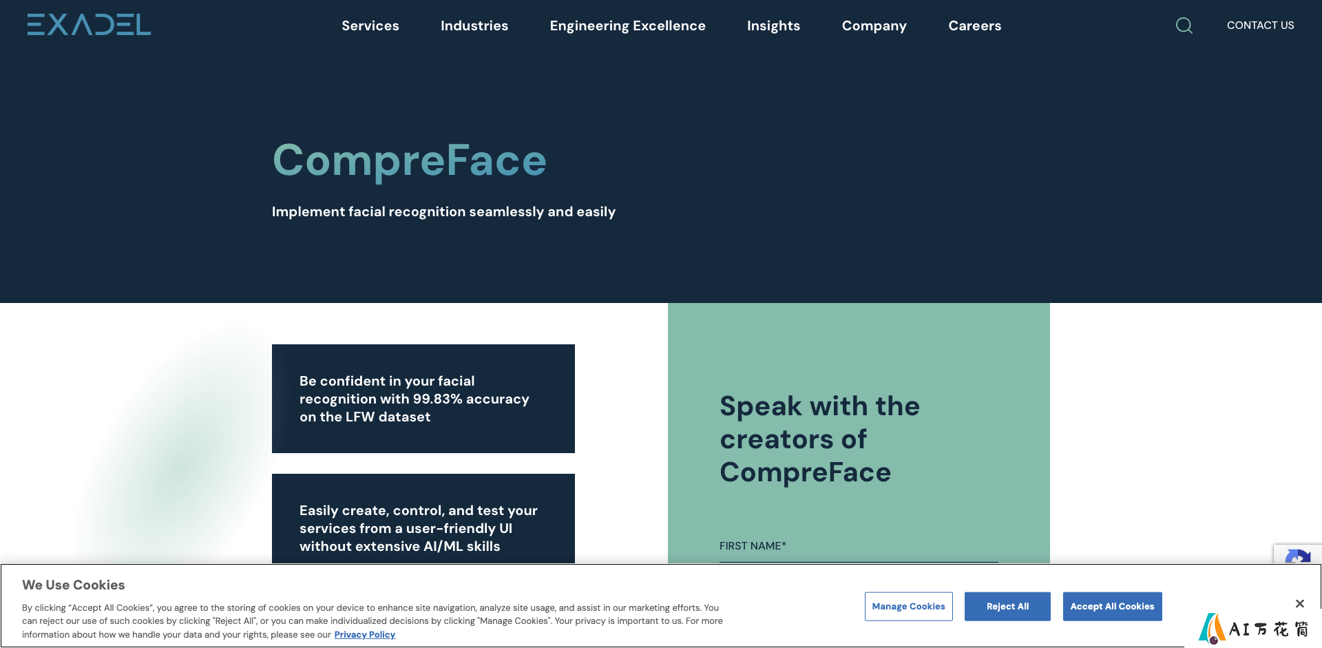 CompreFace: 领先的开源人脸识别系统